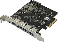 STLab U-2300 (RTL) PCI-Ex4, USB3.2, 4 port-ext + 1xUSB-C