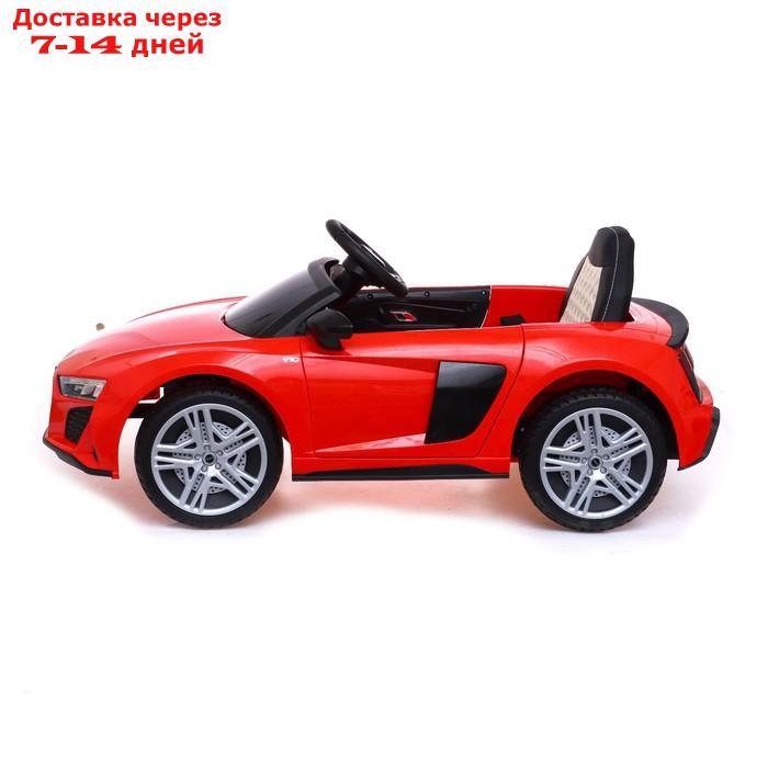 Электромобиль AUDI R8 SPYDER, EVA колеса, кожаное сидение, цвет красный - фото 3 - id-p209935252