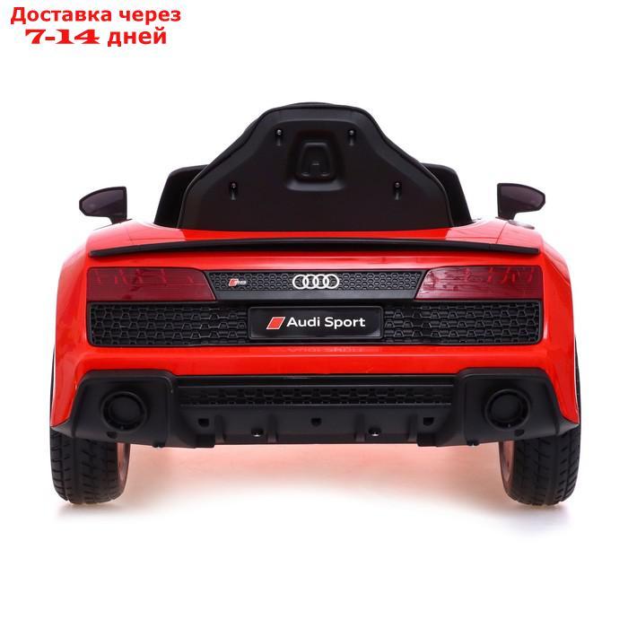Электромобиль AUDI R8 SPYDER, EVA колеса, кожаное сидение, цвет красный - фото 6 - id-p209935252