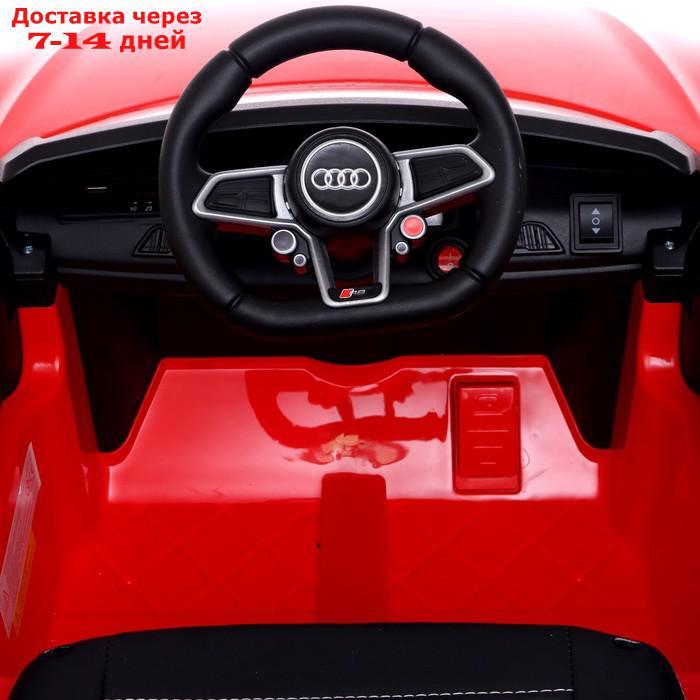 Электромобиль AUDI R8 SPYDER, EVA колеса, кожаное сидение, цвет красный - фото 8 - id-p209935252