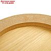 Планшет круглый деревянный фанера d-30 х 2 см, сосна, Calligrata, фото 3