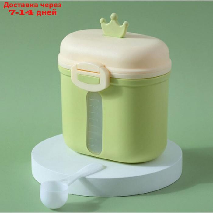 Контейнер для хранения детского питания "Корона", 360 гр., цвет зеленый - фото 1 - id-p209296424