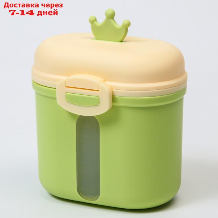 Контейнер для хранения детского питания "Корона", 360 гр., цвет зеленый - фото 6 - id-p209296424