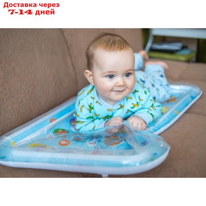 Акваковрик развивающий для малышей "Водный Алфавит", 80х50 см - фото 2 - id-p209299365