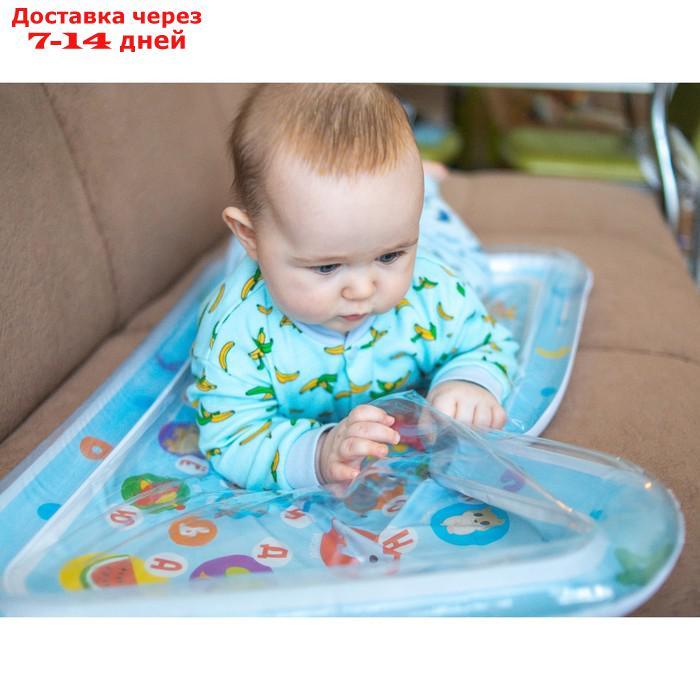 Акваковрик развивающий для малышей "Водный Алфавит", 80х50 см - фото 10 - id-p209299365