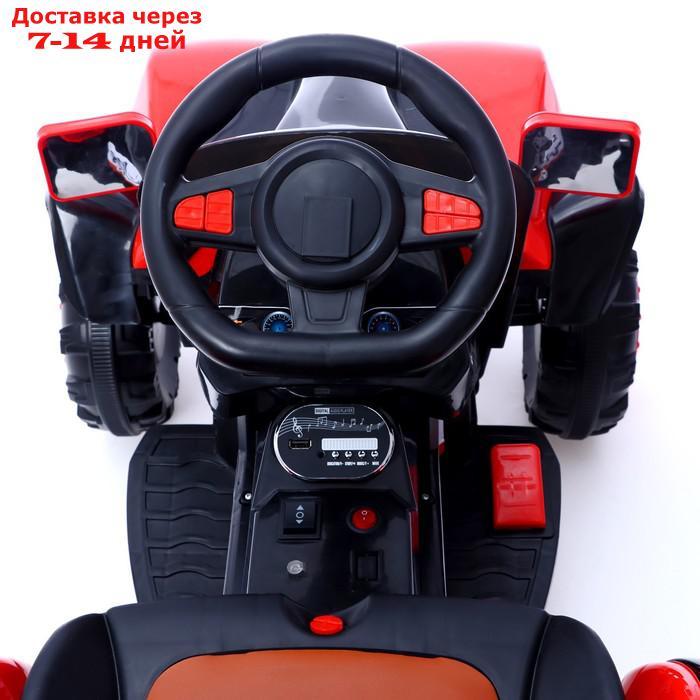 Электромобиль "Квадроцикл", радиоуправление, 2 мотора, цвет красный - фото 7 - id-p209934666