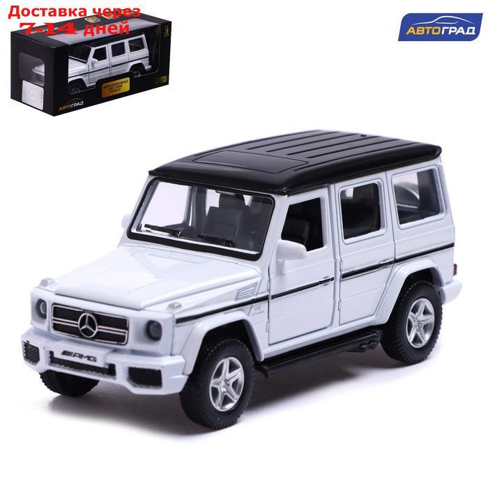 Машина металлическая MERCEDES-BENZ G63 AMG, 1:32, открываются двери, инерция, цвет белый - фото 1 - id-p209302349