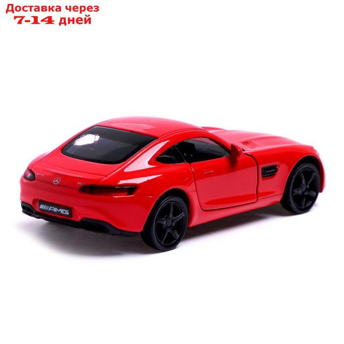 Машина металлическая MERCEDES-AMG GT S, 1:32, открываются двери, инерция, цвет красный - фото 4 - id-p209302358