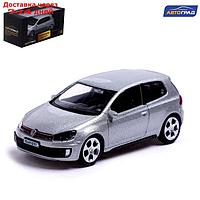 Машина металлическая VOLKSWAGEN GOLF GTI, 1:43, цвет серебро