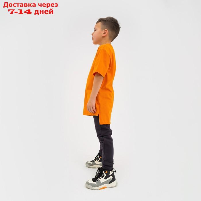 Футболка детская KAFTAN "Trendy" р.30 (98-104), оранжевый - фото 3 - id-p209303354