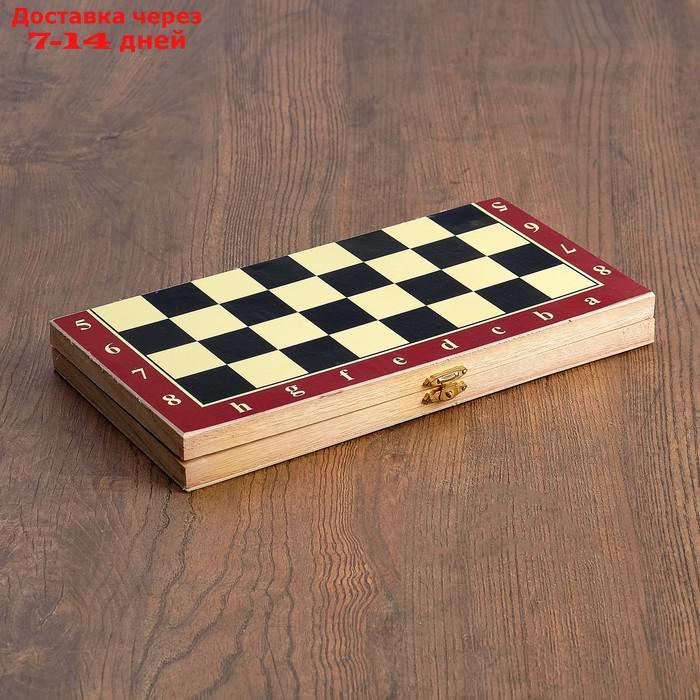 Настольная игра 3 в 1 "Карнал": нарды, шахматы, шашки, фишки - дерево, фигуры - пластик - фото 5 - id-p209932883