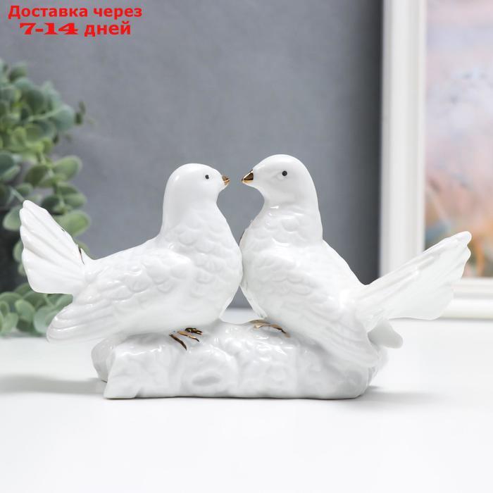 Сувенир керамика "Воркование голубей" стразы 9 см - фото 4 - id-p209934213
