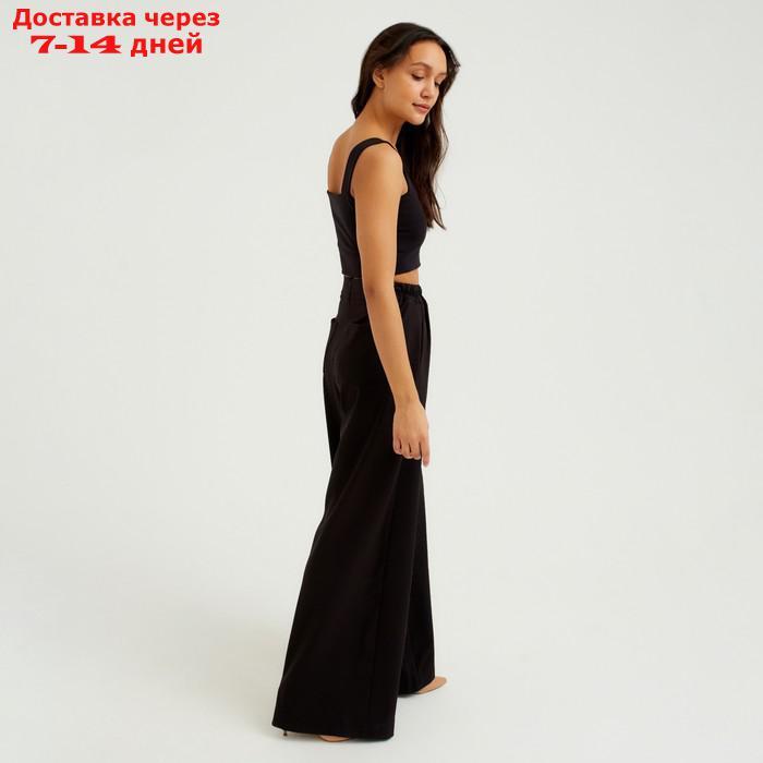 Топ женский MINAKU: Basic line цвет черный, р-р 44 - фото 3 - id-p209935221