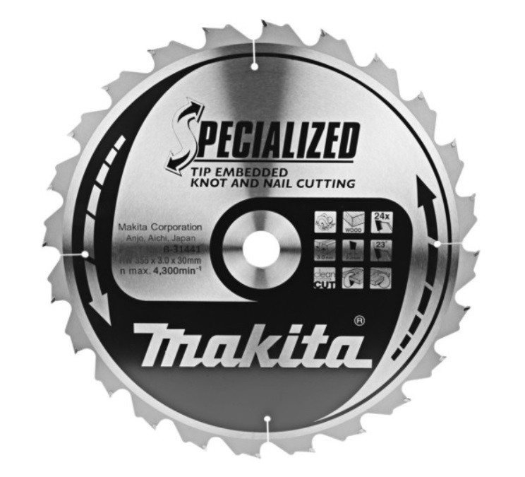 Пильный диск Makita B-31441 - фото 1 - id-p210011849
