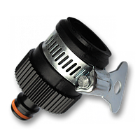 Адаптер на кран или трубу диам.13-15мм с зажимом BLACK LINE, ECO-4127 Bradas Ф21