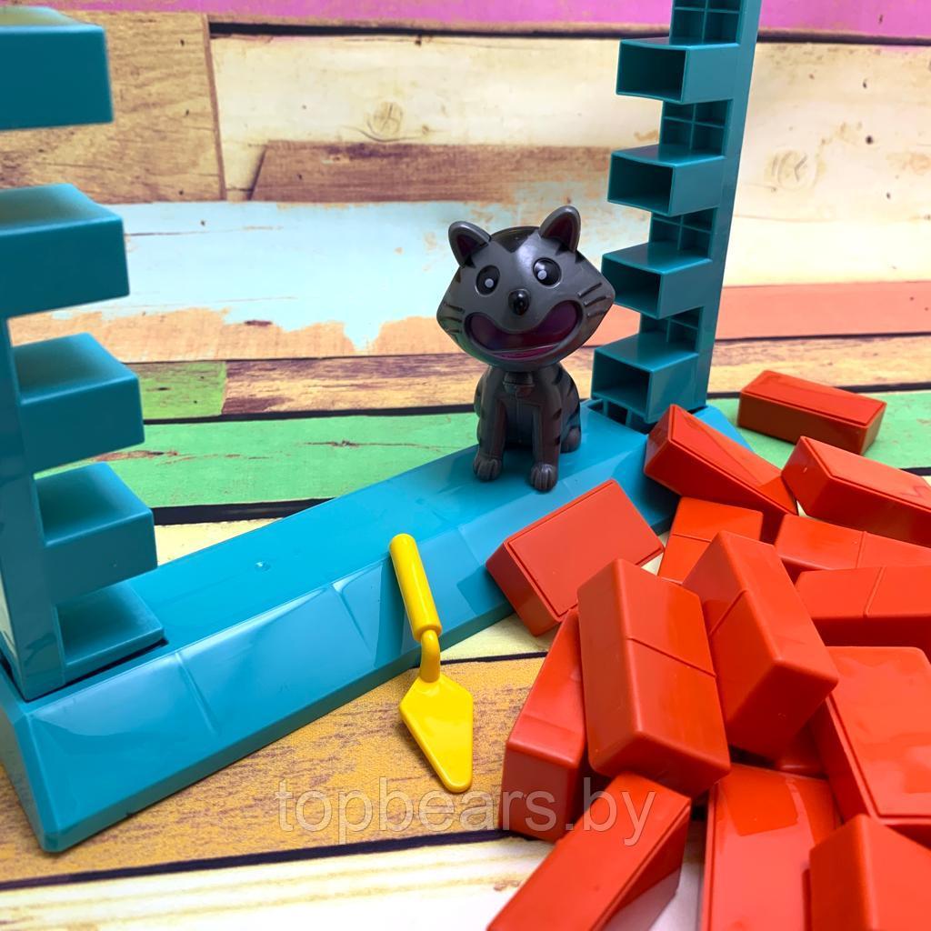 Легендарная логическая настольная игра "Кошка на стене" (шпателем выдвигать кирпичики и не уронить кошку) - фото 6 - id-p210014296