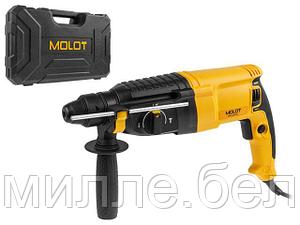 Перфоратор MOLOT MRH 2629-1 в чем. 800 Вт, 2.9 Дж, 26 мм. (3 реж., патрон SDS-plus)