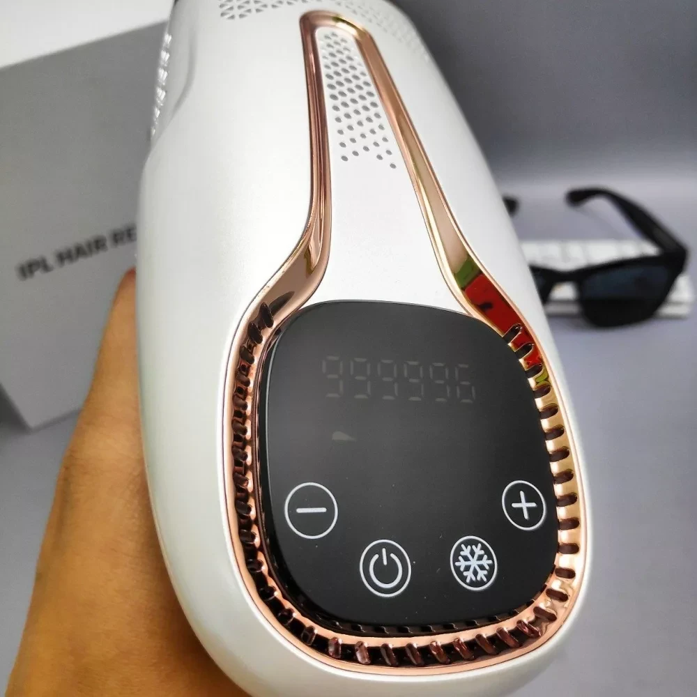 Домашний кварцевый фотоэпилятор для женщин с охлаждением IPL HAIR REMOVAL (автоматический и ручной режимы) - фото 5 - id-p210013778