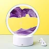 Лампа- ночник "Зыбучий песок" с 3D эффектом Desk Lamp (RGB -подсветка, 7 цветов) / Песочная картина, фото 4