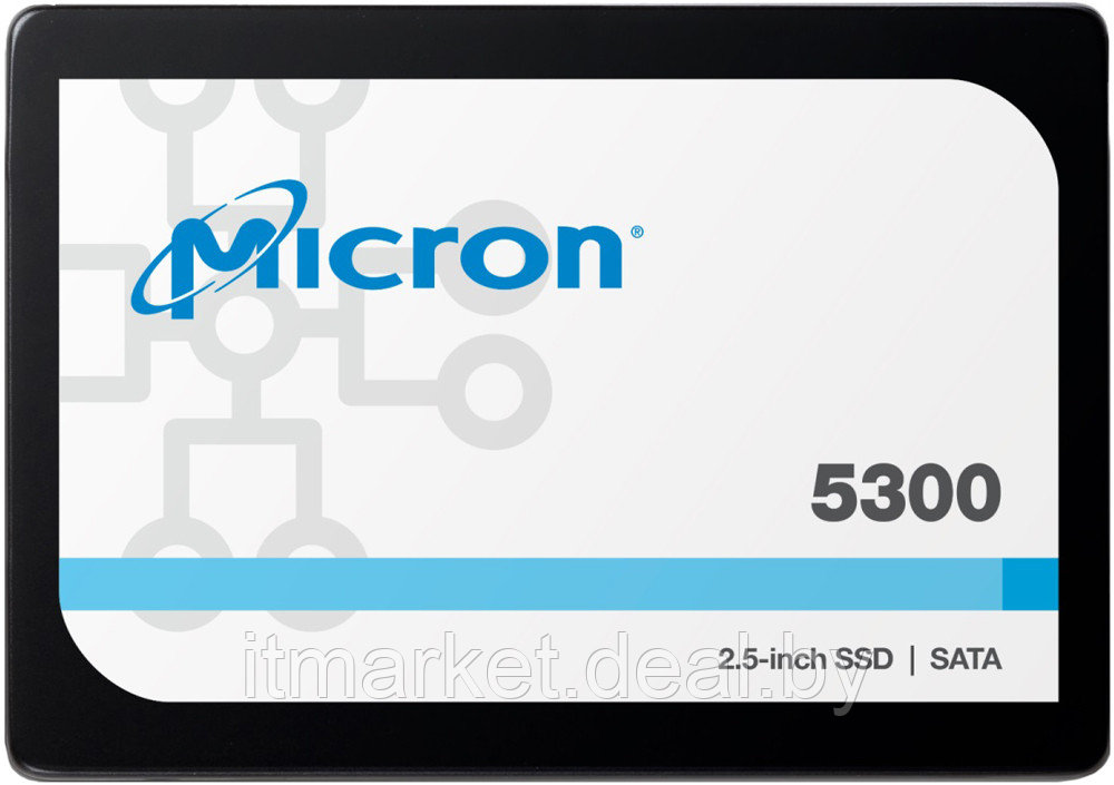 Жесткий диск SSD 960GB 5300 PRO Micron MTFDDAK960TDS-1AW1ZABYY (SATA, 2.5) - фото 1 - id-p210018865