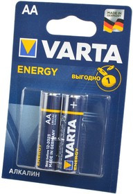 Батарейка Varta LR6 /4106 Alkaline /Energy AA /2шт в блистере - фото 1 - id-p210018868