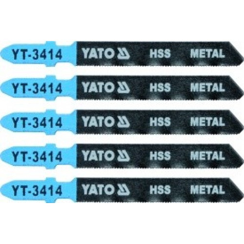 Полотна для электролобзика по металлу 50x75x1,0мм 32TPI (5шт) "Yato" YT-3414