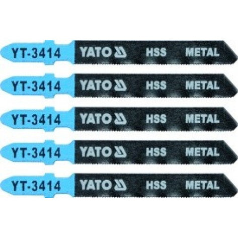 Полотна для электролобзика по металлу 50x75x1,0мм 32TPI (5шт) "Yato" YT-3414, фото 2
