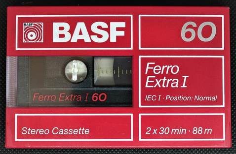 Аудиокассета BASF Ferro Extra I 60 (Made in Germany) - фото 1 - id-p161713858