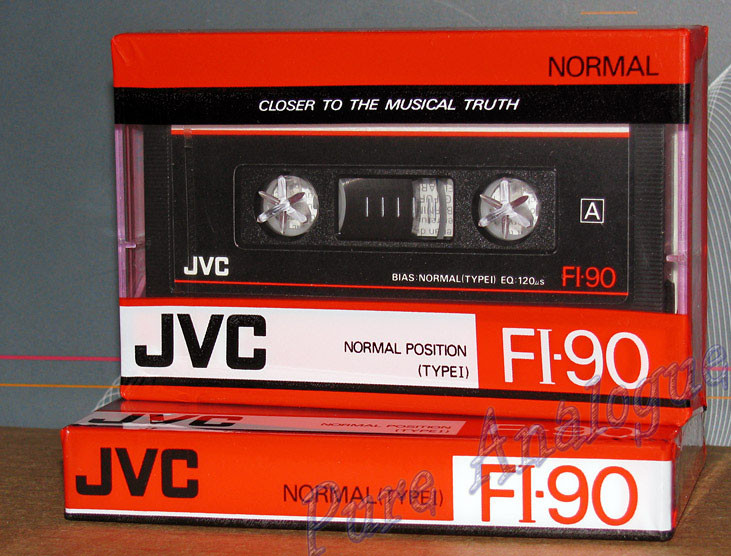 Аудиокассета JVC FI-90 (FI-90S) (Made in Korea) - фото 3 - id-p210019674