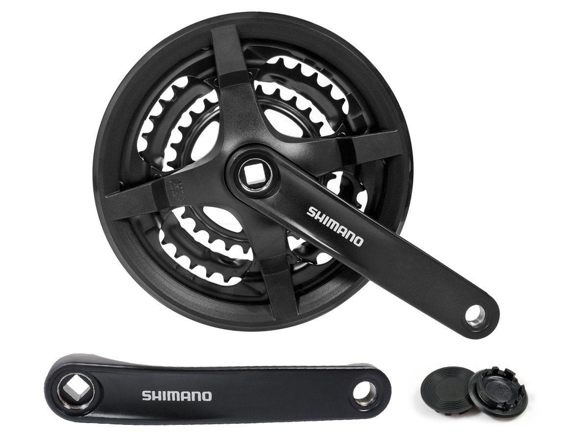 Система шатунов Shimano FC-TY301 (170 мм, 42-34-24, черный) - фото 2 - id-p210020440