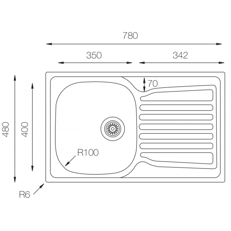 МОЙКА ZORG ZCL 7848 МИКРОДЕКОР - фото 4 - id-p210026600