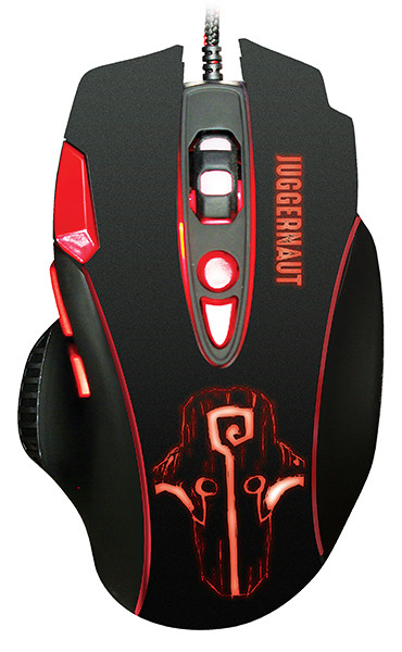 Игровая оптическая проводная мышь QUMO PRO Series Juggernaut M84, 8 кнопок, подсветка, 1200/1600/2400/6400DPI - фото 1 - id-p210048956