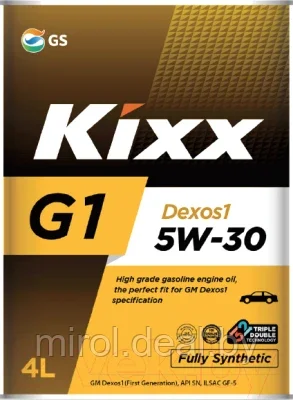 Моторное масло Kixx G1 Dexos1 Gen2 5W30 / L210744TE1 - фото 1 - id-p210064874