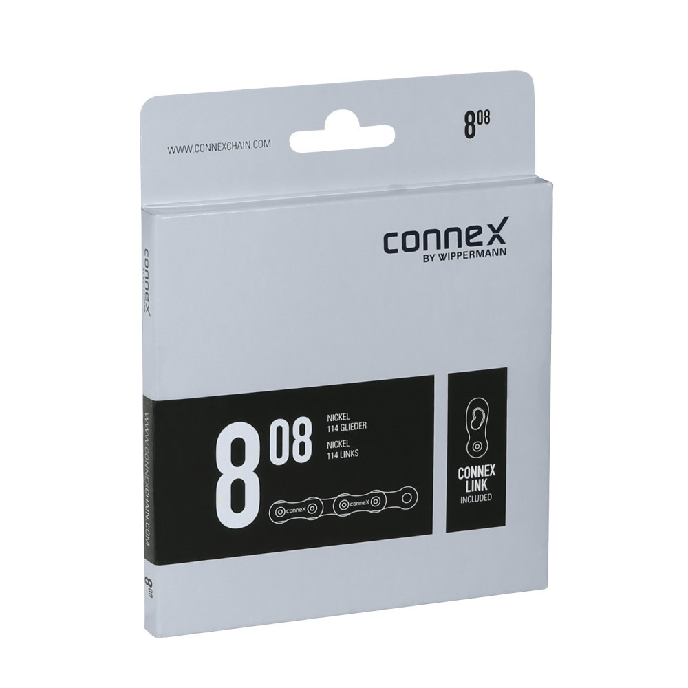 Цепь CONNEX 808, 8 ск., серебристая