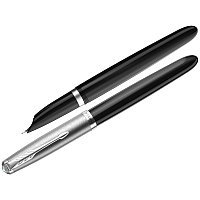 Ручка перьевая Parker 51 Black CT, 0,8мм