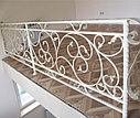 Поручни (перила) из металла, с элементами ковки, в дом, фото 9