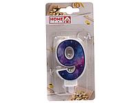 Свеча для торта "Цифра 9" 4,5x7,5 см Home Line