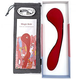 Гибкий вагинально-клиторальный смарт-вибратор Magic Motion Bobi красный, фото 9