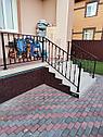Металлические перила (поручни) с элементами ковки, наружные, фото 7