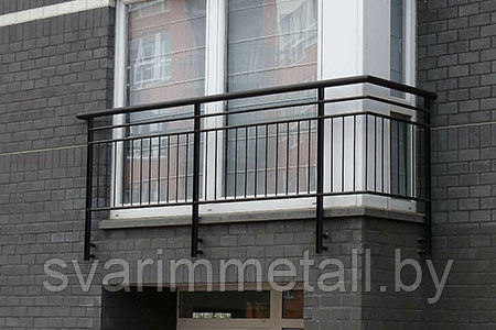 Металлические ограждения для балкона - фото 1 - id-p210097600
