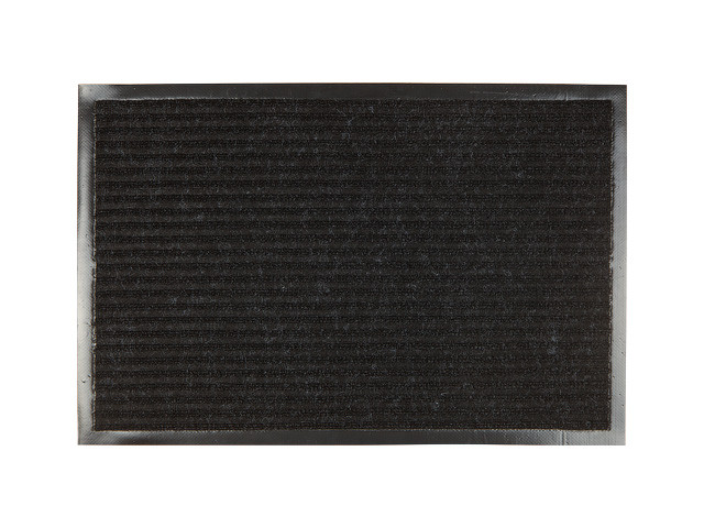 Коврик придверный влаговпитывающий, ребристый Tuff, 40 х 60 см, черный, ТМ Blabar (размер 40 х 60 см) - фото 1 - id-p210102090