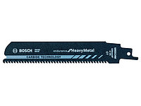 Пилка сабельная по металлу S955CHM (1 шт.) BOSCH (пропил прямой, тонкий, Carbide Technology, разведенные