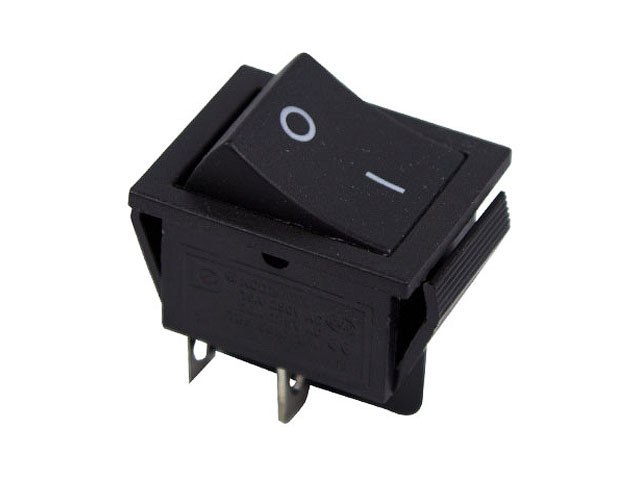 Выключатель клавишный 250V 15А (4с) ON-OFF черный (RWB-501, SC-767) REXANT - фото 1 - id-p210103362