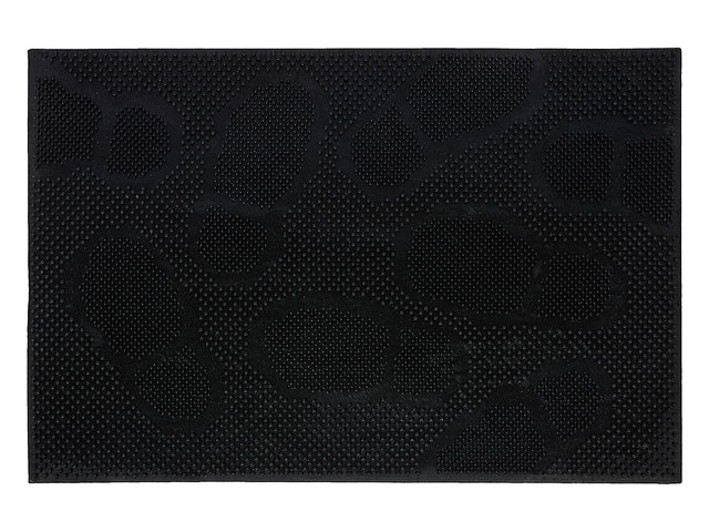 Коврик придверный, 40х60 см, "Следы", черный, VORTEX (ВОРТЕКС) - фото 1 - id-p210103645