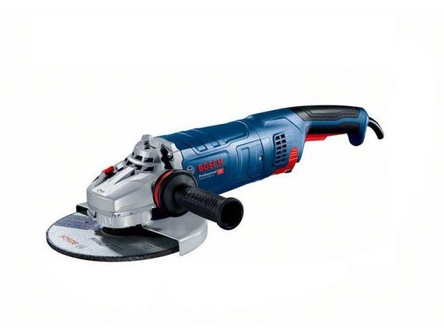 Двуручная углошлифмашина BOSCH GWS 24-230 JZ в кор. (2400 Вт, диск 230х22 мм, вибро, плавн. пуск, без регул. - фото 1 - id-p210103950