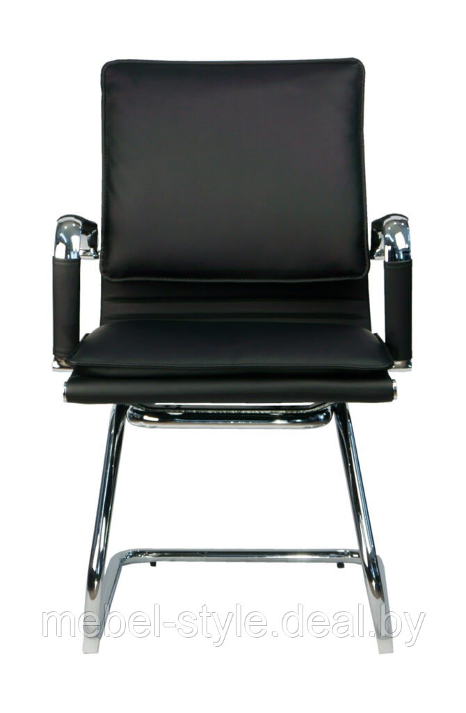 Кресло НЕРЕЙ LB хром стиль хром, NEREY LB Chrome в коже ECO DMS - фото 1 - id-p210104975