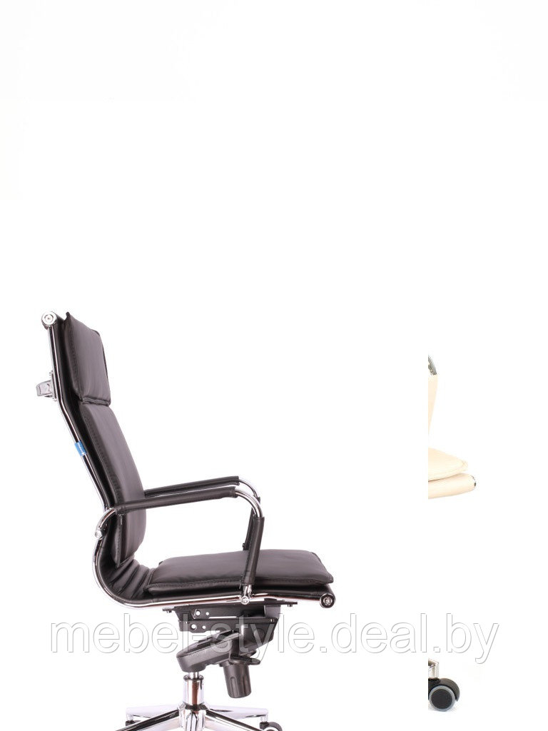 Кресло Нерей хром для комфортной работы в офисе и дома, стул NEREY в коже PU - фото 4 - id-p210105021