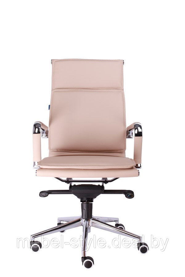 Кресло Нерей хром для комфортной работы в офисе и дома, стул NEREY в коже PU - фото 5 - id-p210105021
