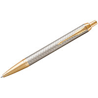 Ручка шариковая Parker IM Premium Warm Silver GT, 1,0 мм