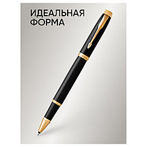 Ручка-роллер Parker IM Black GT, 0,8 мм, фото 2